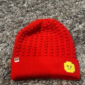 Lego beanie one size knit cotton and acrylic blend
